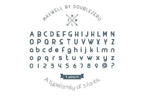 MAXWELL Family font