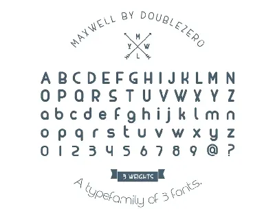 MAXWELL Family font
