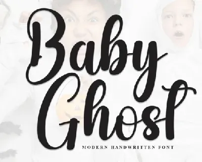 Baby Ghost Script font