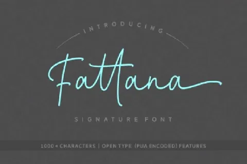 Fattana Script Free font