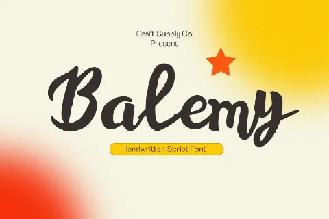 Balemy font