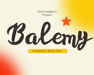 Balemy font