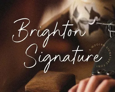 Brighton Signature font