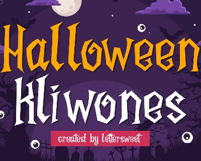 Halloween Kliwones font