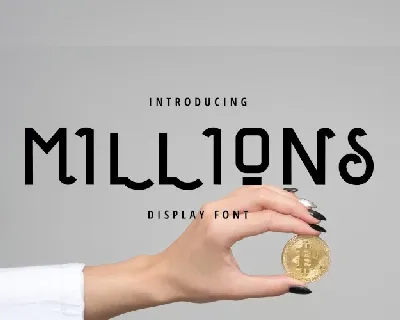 Millions font