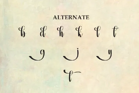Lovely Vintage Script font