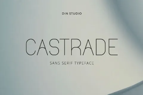 Castrade font