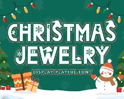 Christmas Jewelry Display font