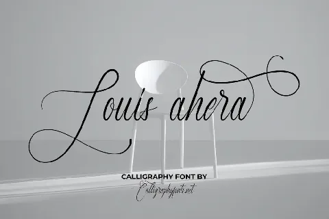 Louis Ahera Demo font