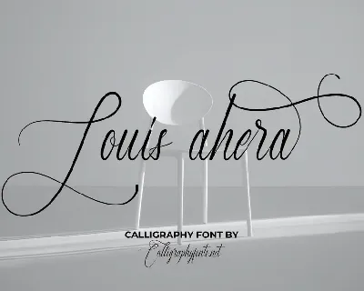 Louis Ahera Demo font