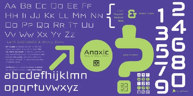 Anoxic Family font