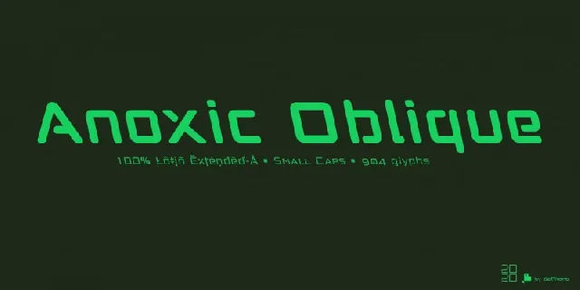 Anoxic Family font