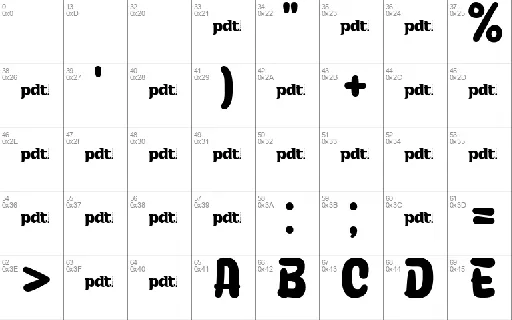 Shoeshine personal font