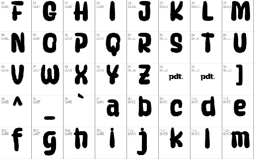 Shoeshine personal font