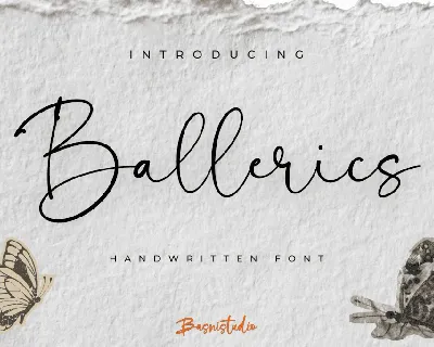 Ballerics font