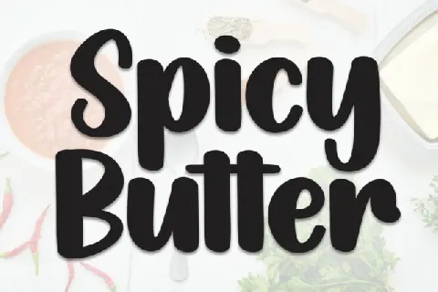 Spicy Butter Display font