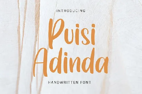 Puisi Adinda font