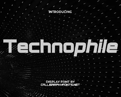 Technophile Demo font