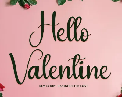 Hello Valentine font