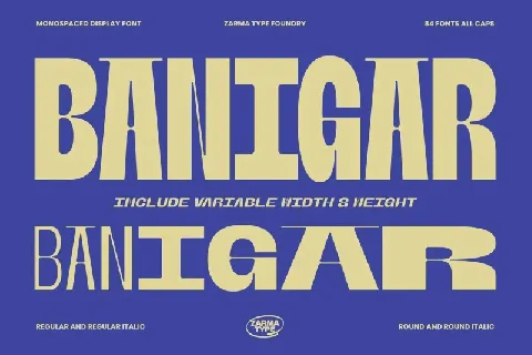 Banigar font