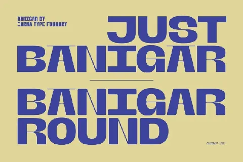 Banigar font