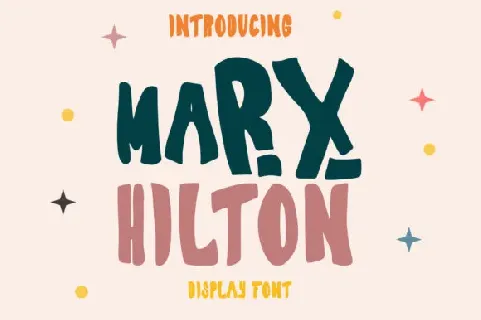 Marx Hilton font