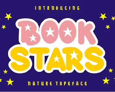 Book Stars font