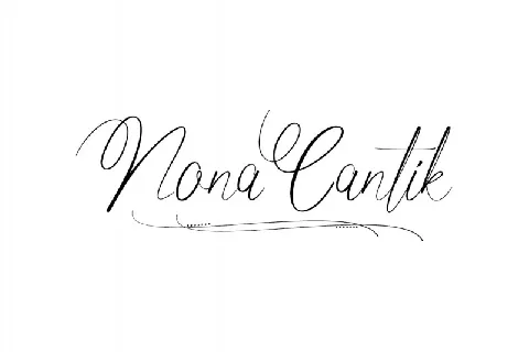 Nona Cantik font