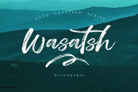 Wasatsh Brush font