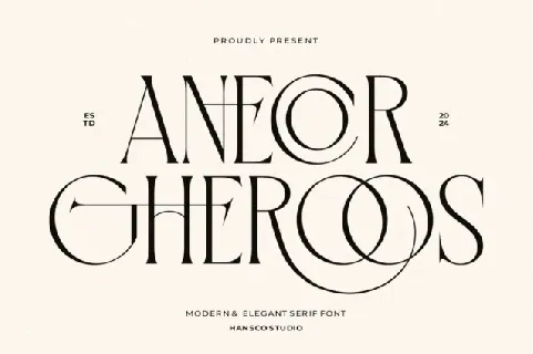 Anecor Gheroos font