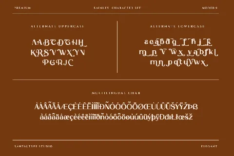 Bainley font