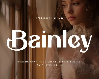 Bainley font