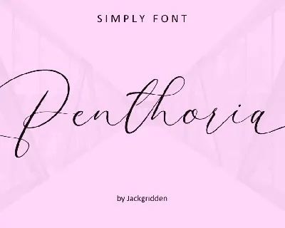 PenthoriaPersonaluse font