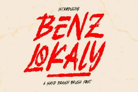 Benz Lokaly font