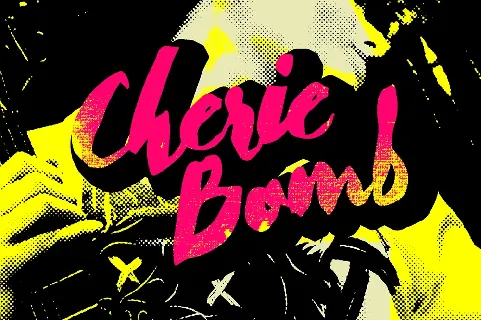 Cherie Bomb Free font