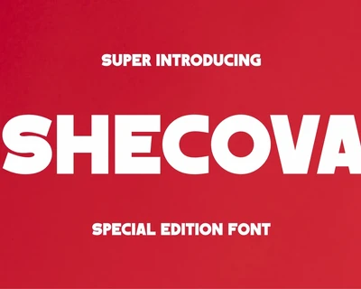 Shecova font