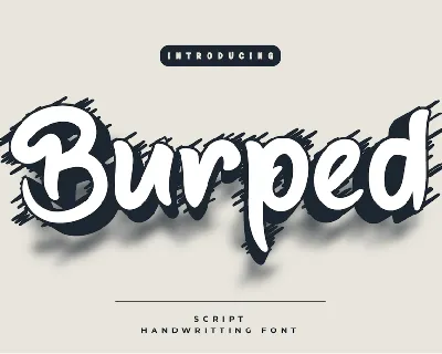 Burped font