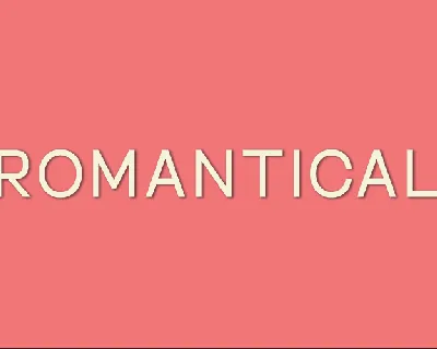 Romantical font