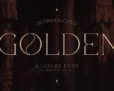 GOLDEN Typeface font