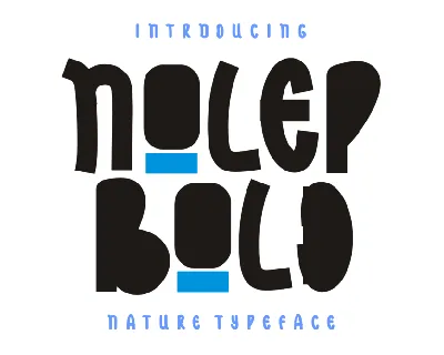 Nolep Bold font