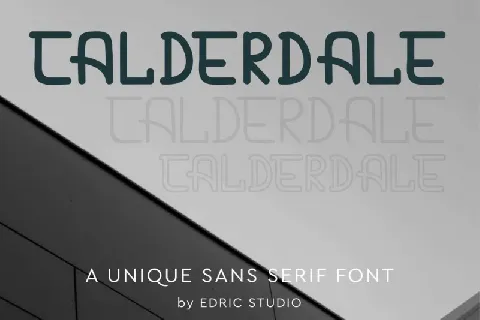 Calderdale Sans Serif font