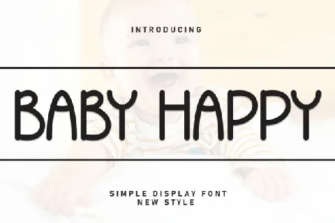 Baby Happy Display font