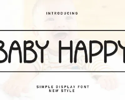 Baby Happy Display font