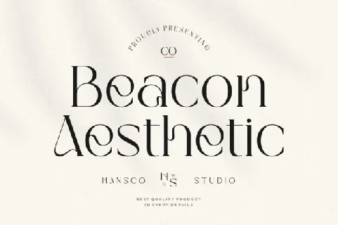 Beacon Aesthetic font