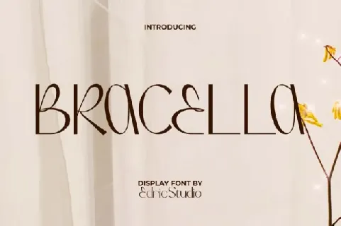 Bracella font