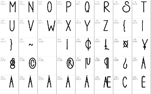 Papercraft font