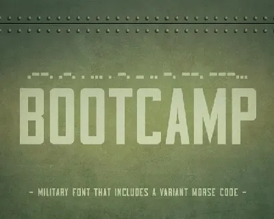 Bootcamp Typeface font