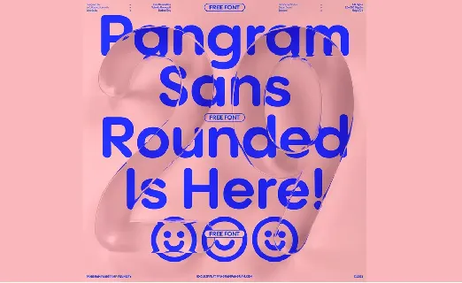 Pangram Sans Rounded Family font