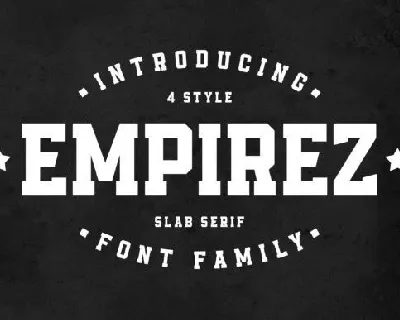 Empirez Slab Serif Family font