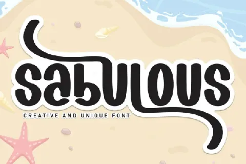 Sabulous Brush font